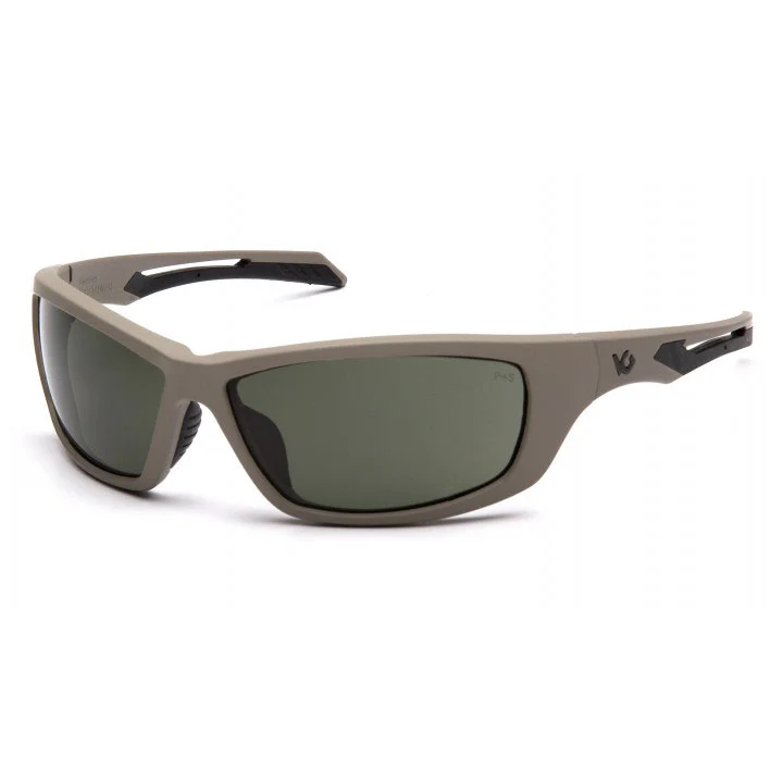 Pyramex VGST1322T Howitzer - Tan Frame/Forest Gray Anti-Fog Lens - Moutools