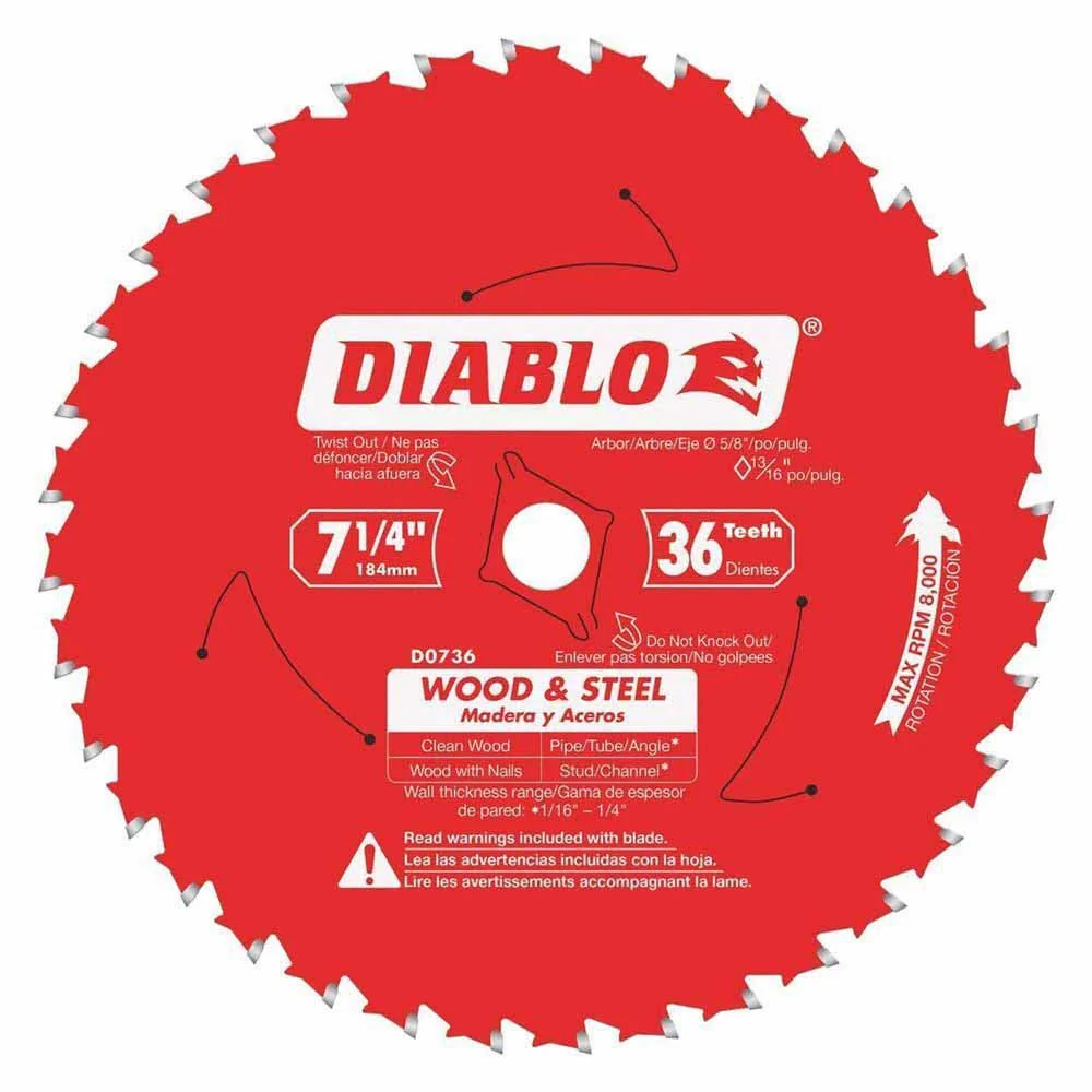 Diablo D0736GPX 7-1/4