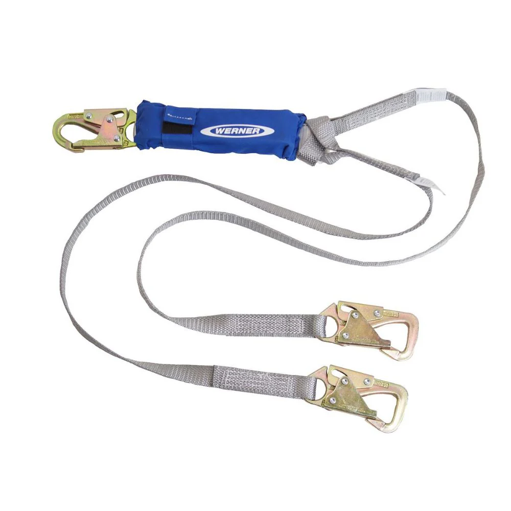 Werner C411721 DeCoil TwinLeg Lanyard (1