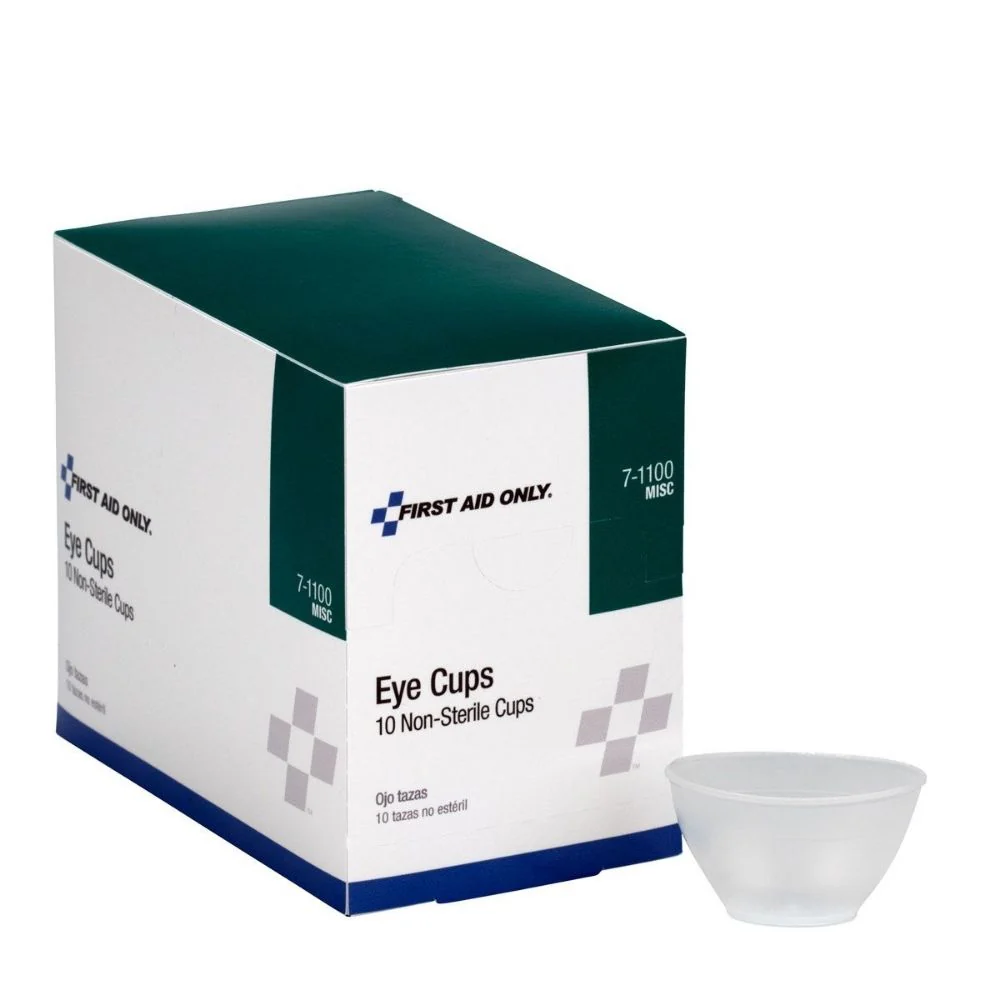 First Aid Only 7-1100 Non-Sterile Eye Cups, 10/box - Moutools