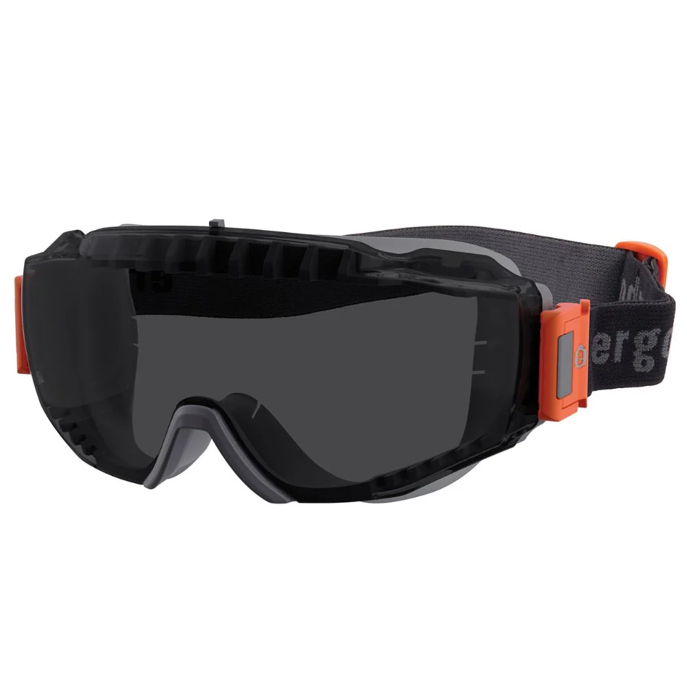 Ergodyne 60301 MODI-FAB Smoke Lens Gray OTG Safety Goggles Elastic Strap - Moutools