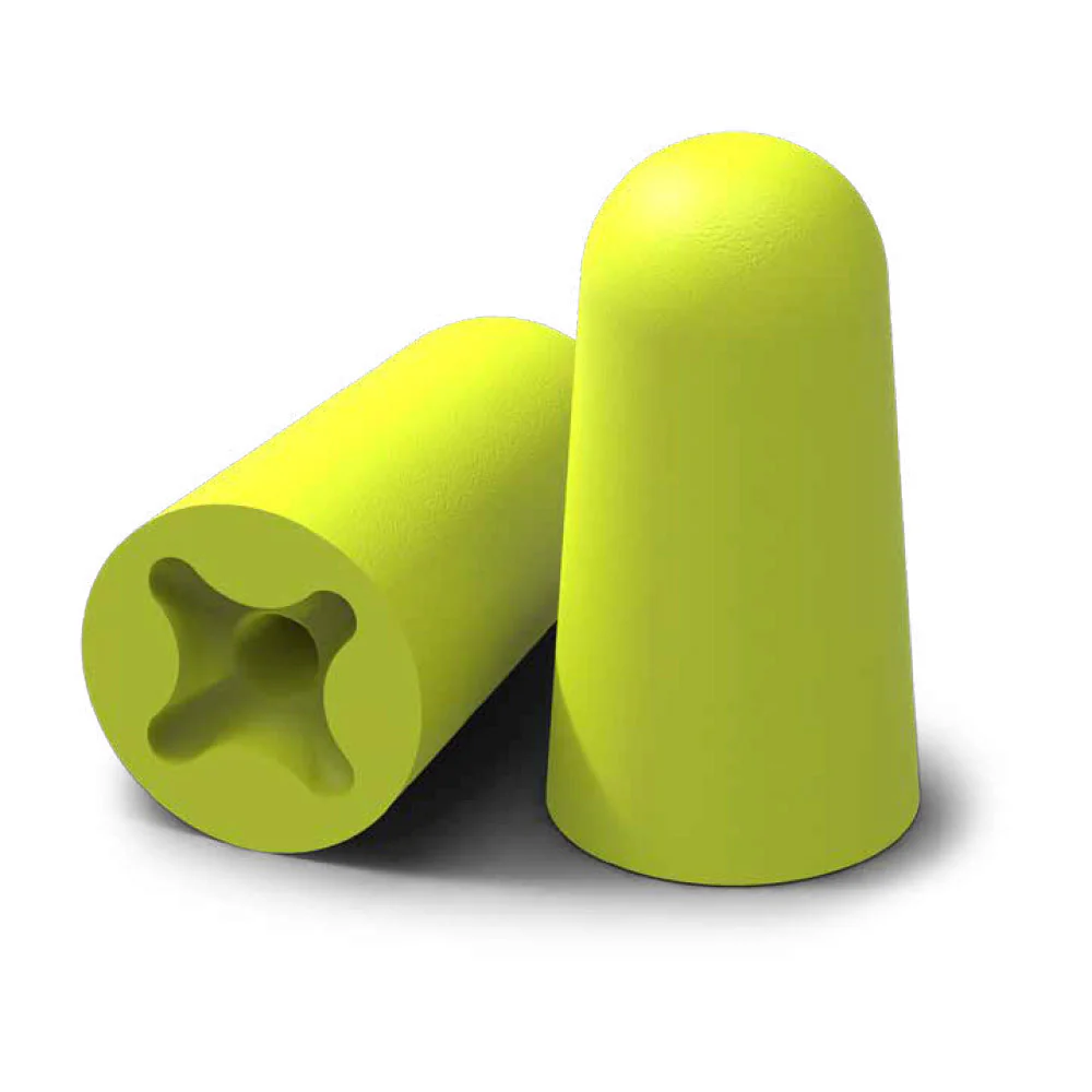 HexArmor 18-11002 accuFit Corded Disposable Earplug, Medium 100/Box - Moutools