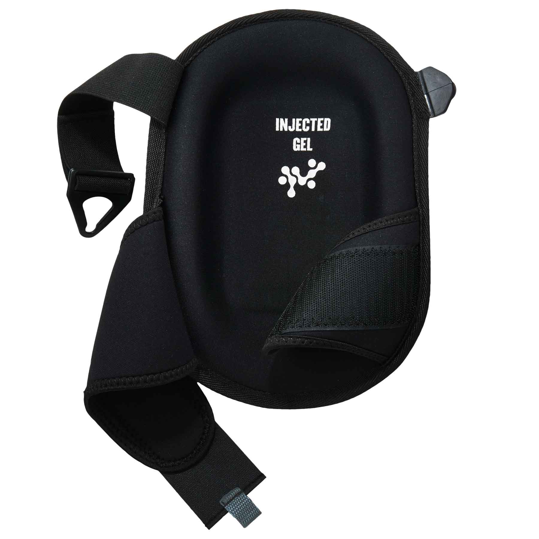 Ergodyne 18445 ProFlex 345 Long Cap Injected Gel Knee Pads, Black - Moutools