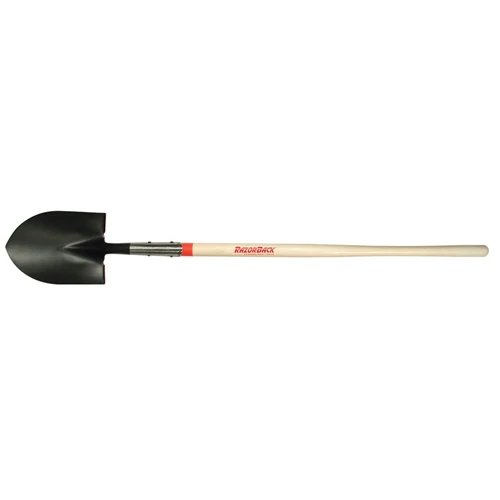 Union Tools 45657 Round Point Shovel with Closed-back and Dual Rivet - Moutools