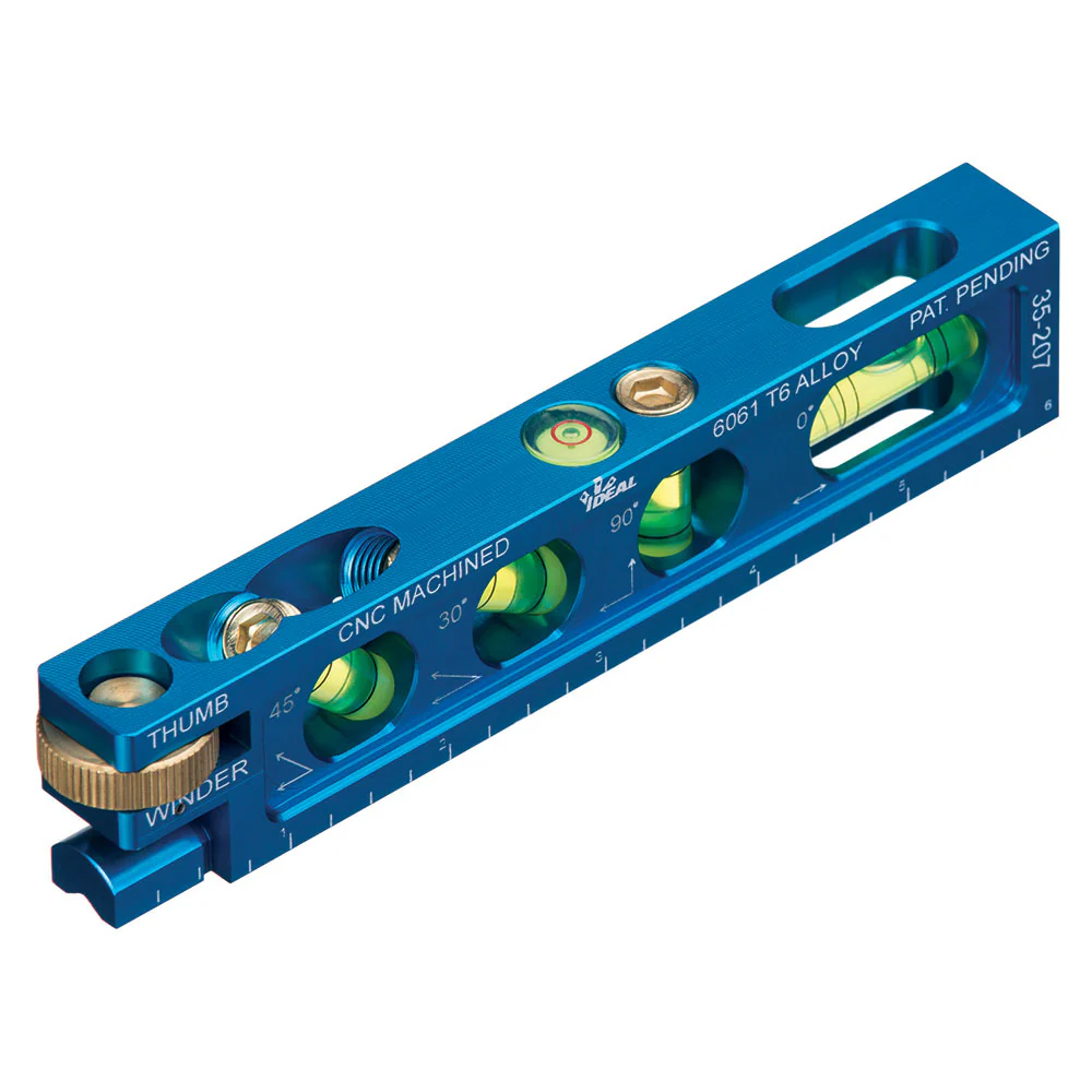 IDEAL 35-207 Electrician Level 4+Vial w/Jaw - Moutools