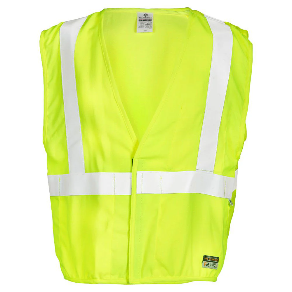 ML Kishigo F300-M Lime Economy FR CL2 Vest - Medium - Moutools