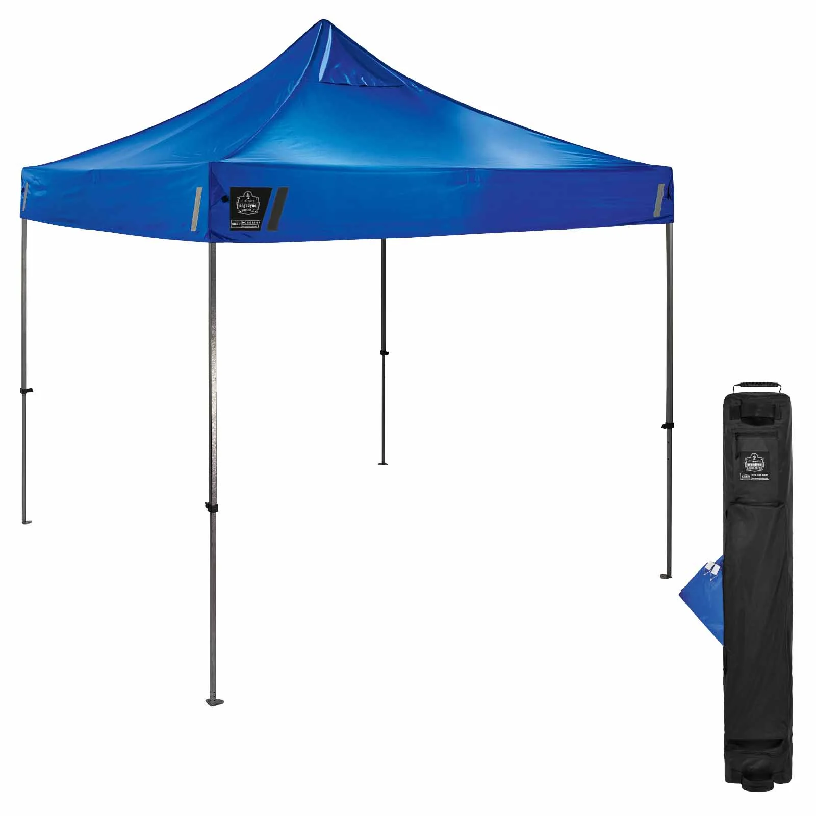 Ergodyne 12905-PALLET 6000 Pallet of 20 Blue Heavy-Duty Pop-Up Tent - 10ft x 10ft - Moutools
