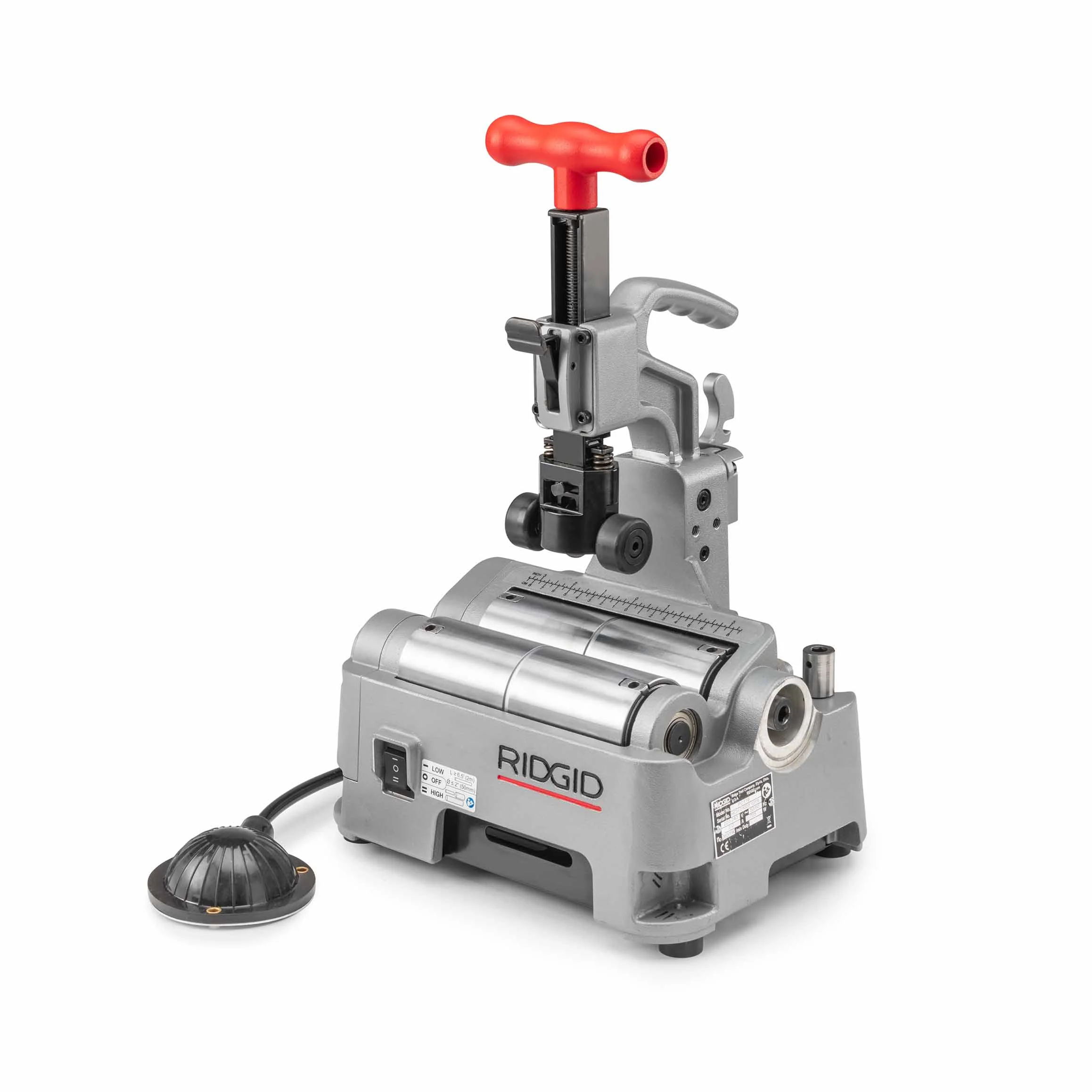 Ridgid 66138 Power Tubing Cutting Machine For Copper and Plastic with PC-116 TS Tube Stand - Moutools