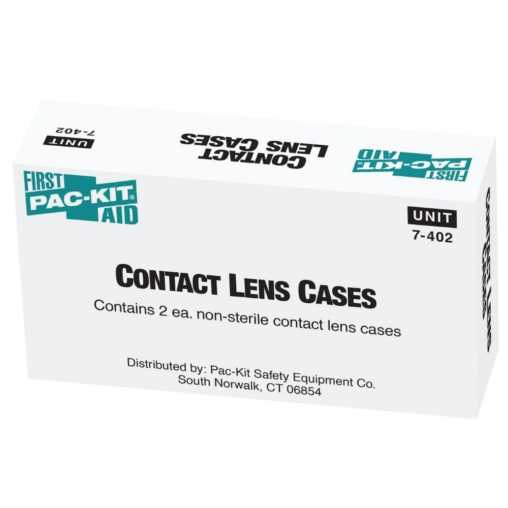 First Aid Only 7-402 Contact Lens Case, 2/box - Moutools