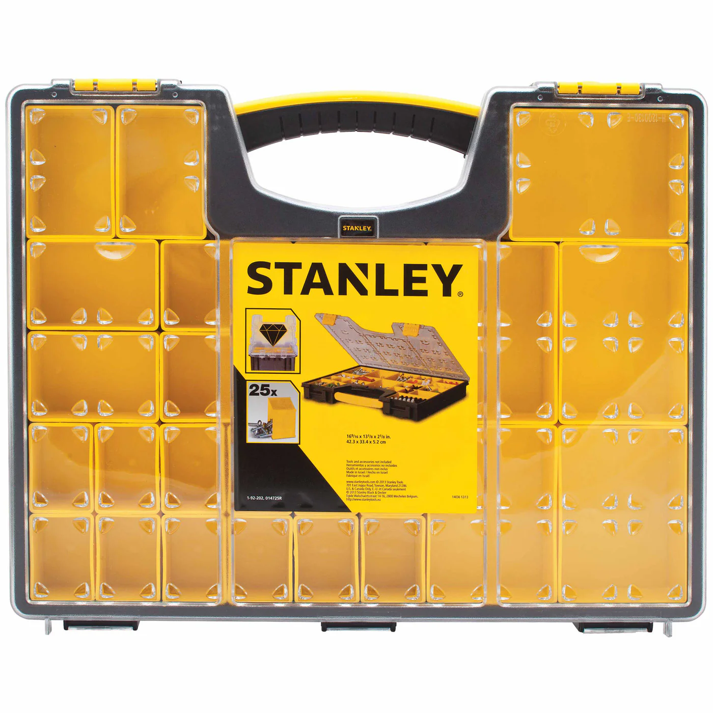 Stanley 014725R 25 Compartment Pro Organizer - Moutools