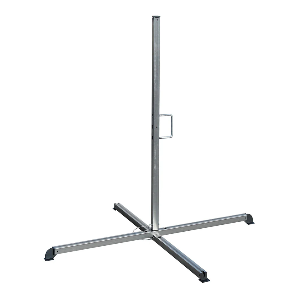 Roof Zone 65016 Ez-stor Warning Line System- 4 Leg (4 Stanchions And Flag) - Moutools