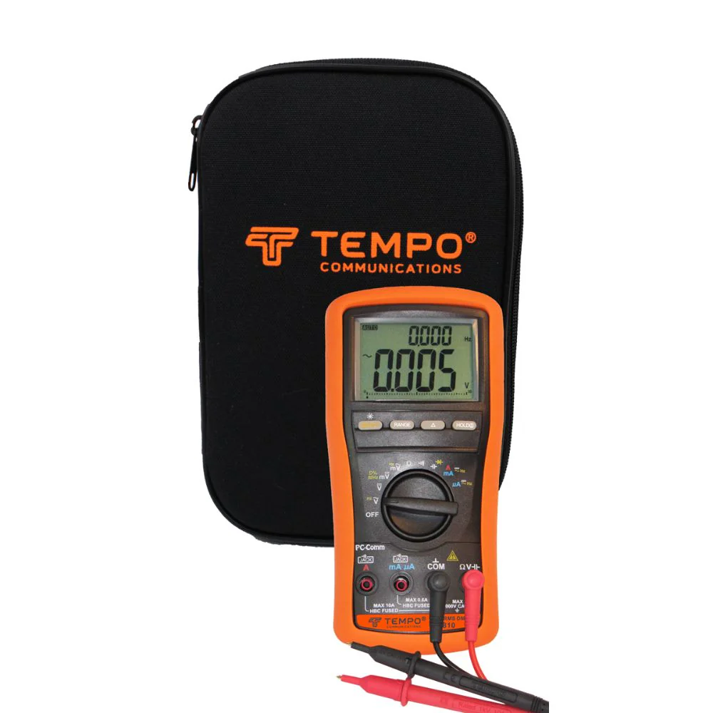 Tempo MM810 High Precision, True RMS, Dual Display Multimiter - Moutools