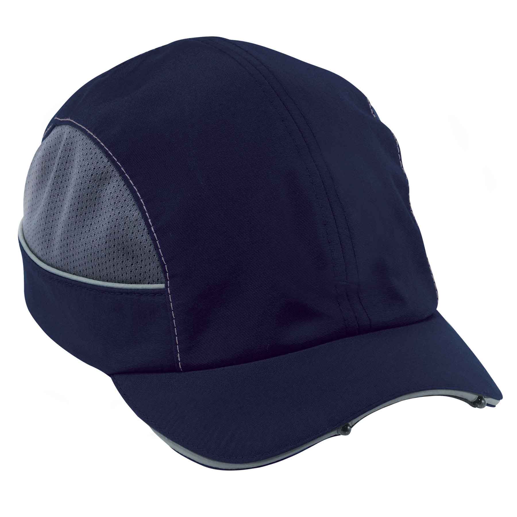 Ergodyne 23373 Skullerz 8960 Bump Cap with LED Lighting Technology, Navy - Moutools