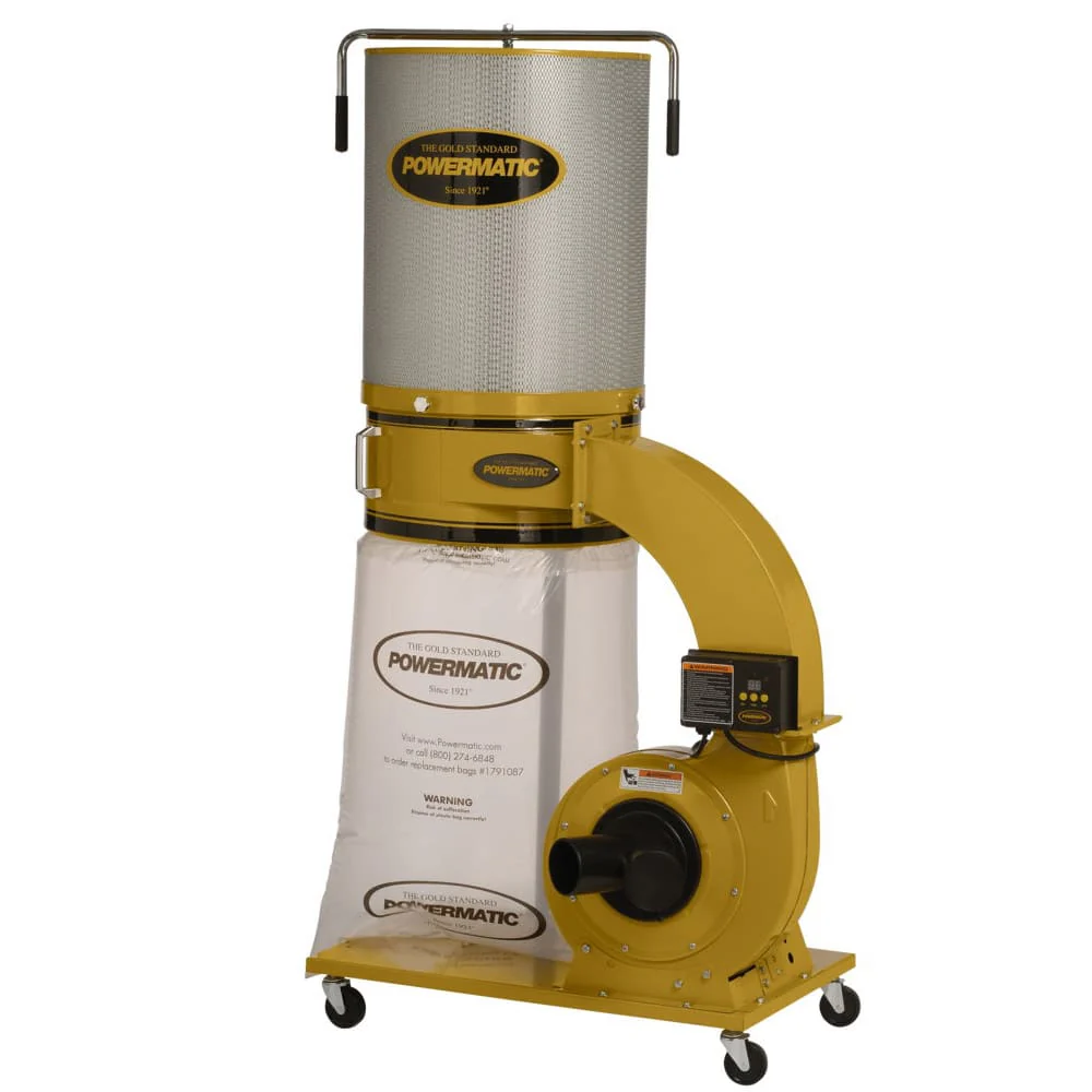 Powermatic PM9-1791079K PM1300TX-CK Dust Collector, 2-Micron Canister Kit, 1.75HP - Moutools