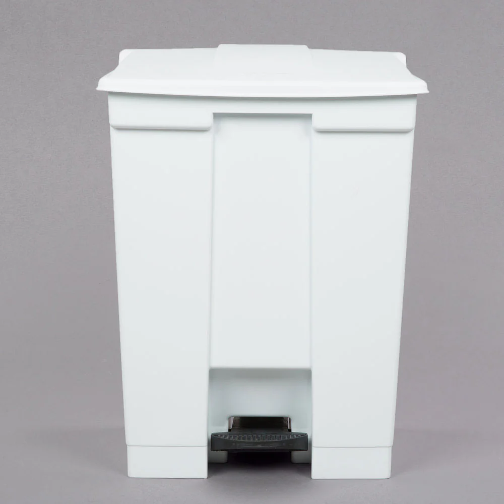 Rubbermaid FG614500WHT Step-On Container/Trash Can - Moutools
