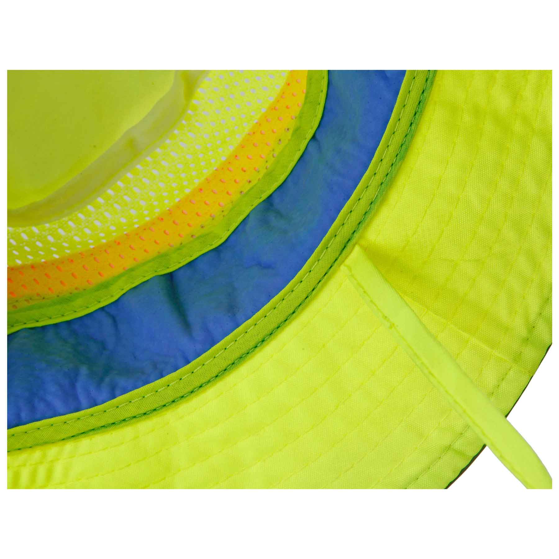 Ergodyne 12590 Chill-Its 8935CT Evap Class Headwear Hi-Vis Ranger Hat with CT, S/M, HV Lime - Moutools