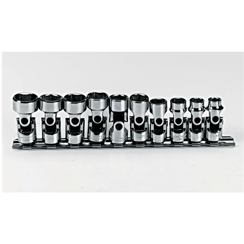 Proto J52201 3/8 Drive 10 Pc. Metric Universal Socket Set - 6 Point - Moutools