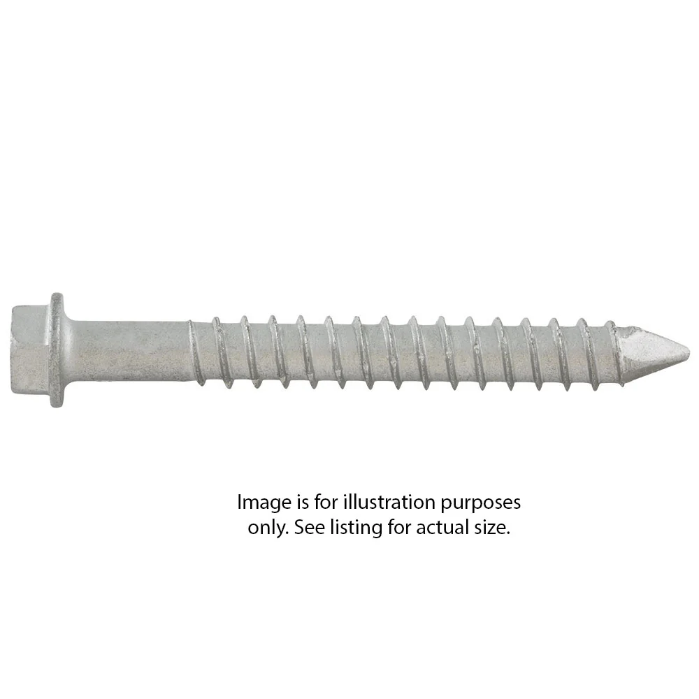 DeWalt DFM4EMH530 Crete-Flex HH 3/16 X 2-1/4-410 Stainless Hex Washer, Gimlet, Box of 100 - Moutools