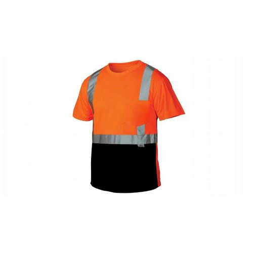 Pyramex RTS2120BL Hi-Vis Orange T-Shirt - Lightweight Polyester, Large - Moutools
