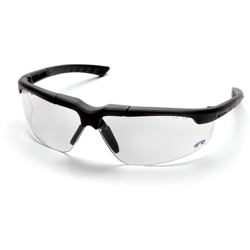 Pyramex SCH4810DT Reatta Eyewear Clear Anti-Fog Lens Safety Glasses with Charcoal Frame - Moutools