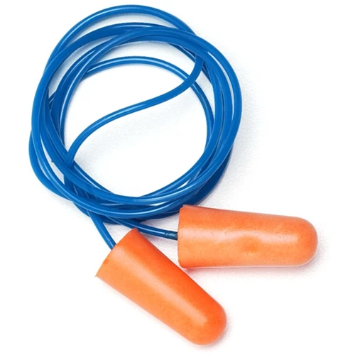 Pyramex DP1001 Corded taper fit disp plug -NRR 31db - 100 pair/box - Moutools
