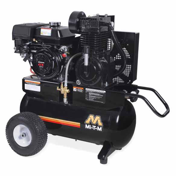 Mi-T-M AM2-PH09-20M 20-Gallon Two Stage Gasoline Air Compressor - Moutools