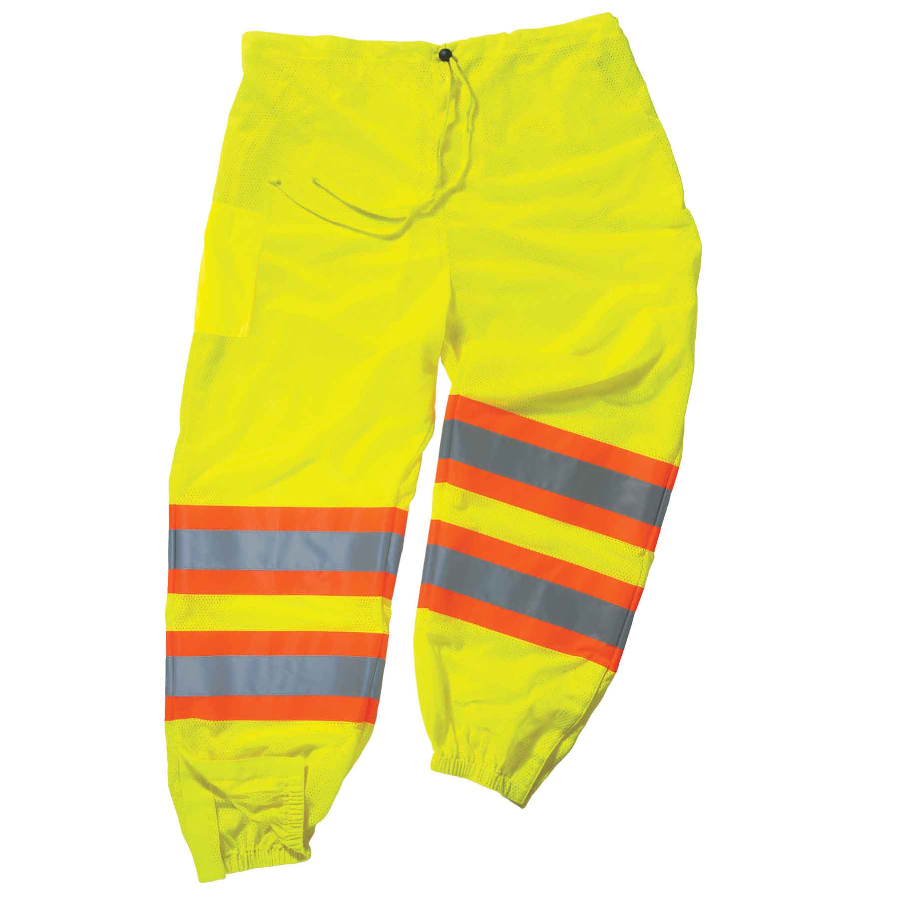 Ergodyne 22967 GloWear 8911 Supplemental Class E Two-Tone Pants, 2XL/3XL, HV Lime - Moutools