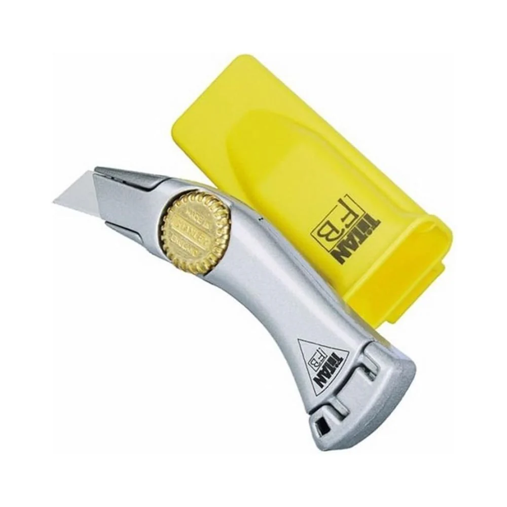 Stanley 10-550M Heavy-Duty Titan Fixed Blade Trimming Knife - Moutools