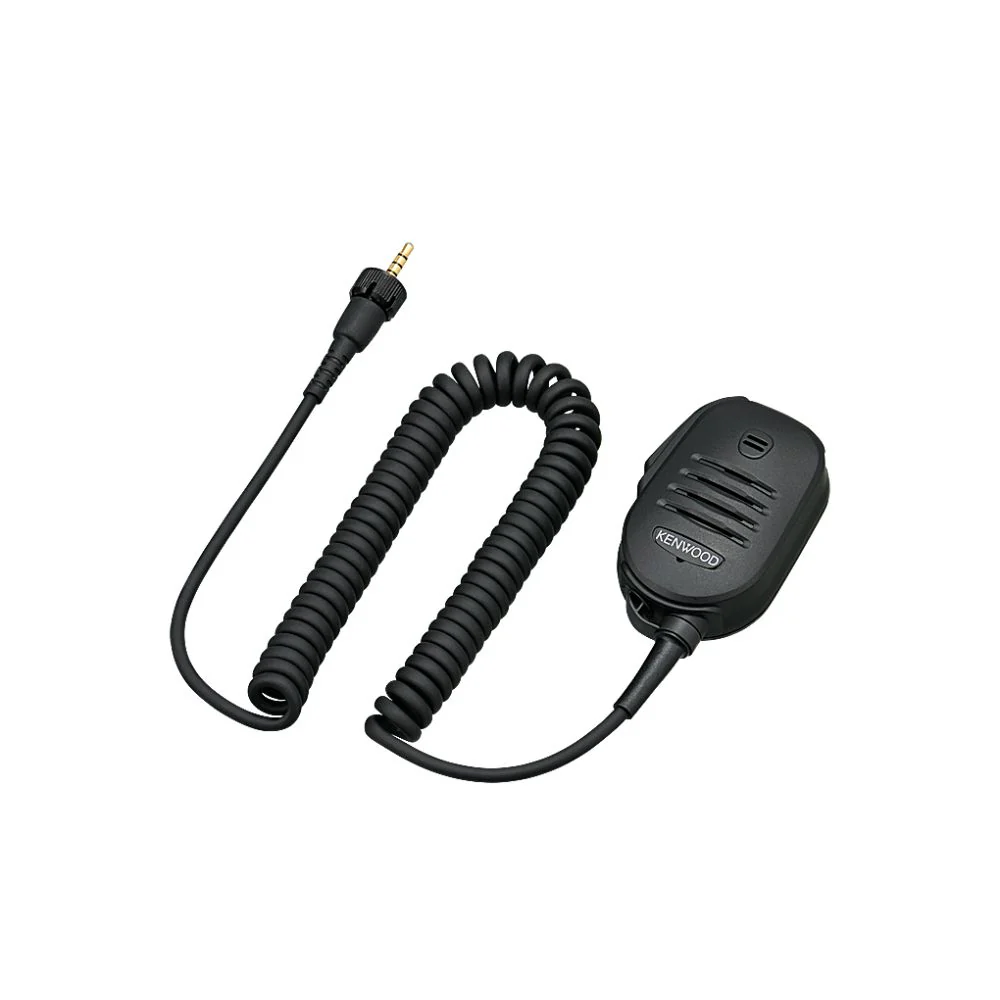 Kenwood KMC-55W Waterproof, Heavy-Duty Speaker Mic with Optional Accessory Key for NX-P500K Two-Way Radios - Moutools