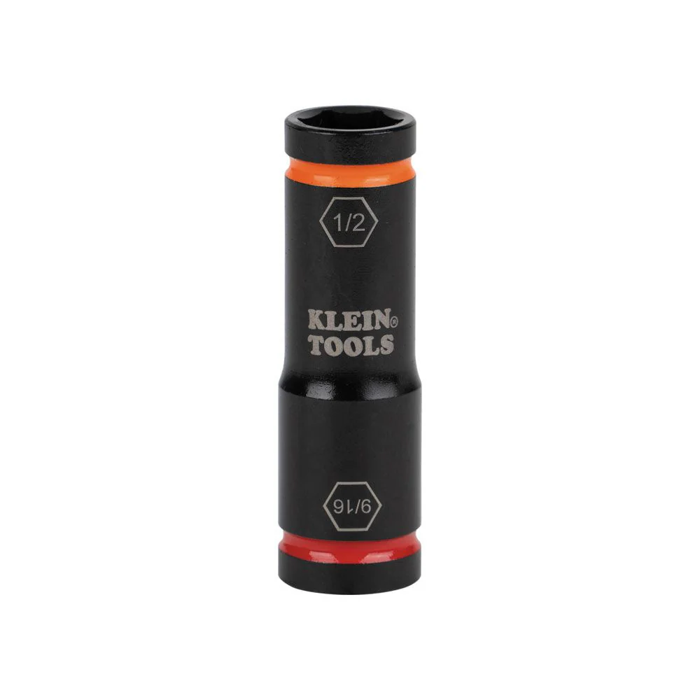 Klein 66076 Flip Impact Socket, 9/16