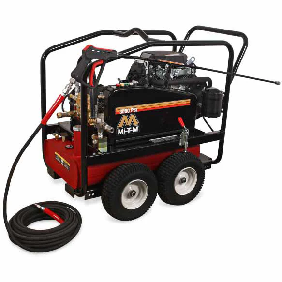 Mi-T-M CWC-3008-4MGH CWC Premium Series Gasoline Belt Drive Cold Water Pressure Washer - Moutools