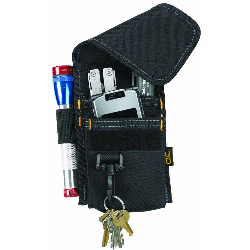 Custom Leather Craft 1104 4 Pocket Multi Purpose Tool Holder - Moutools