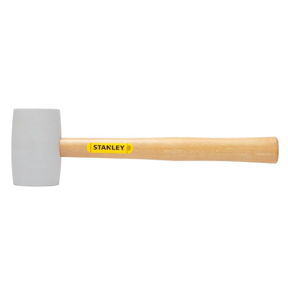 Stanley STHT56145 16 oz White Rubber Mallet - Moutools
