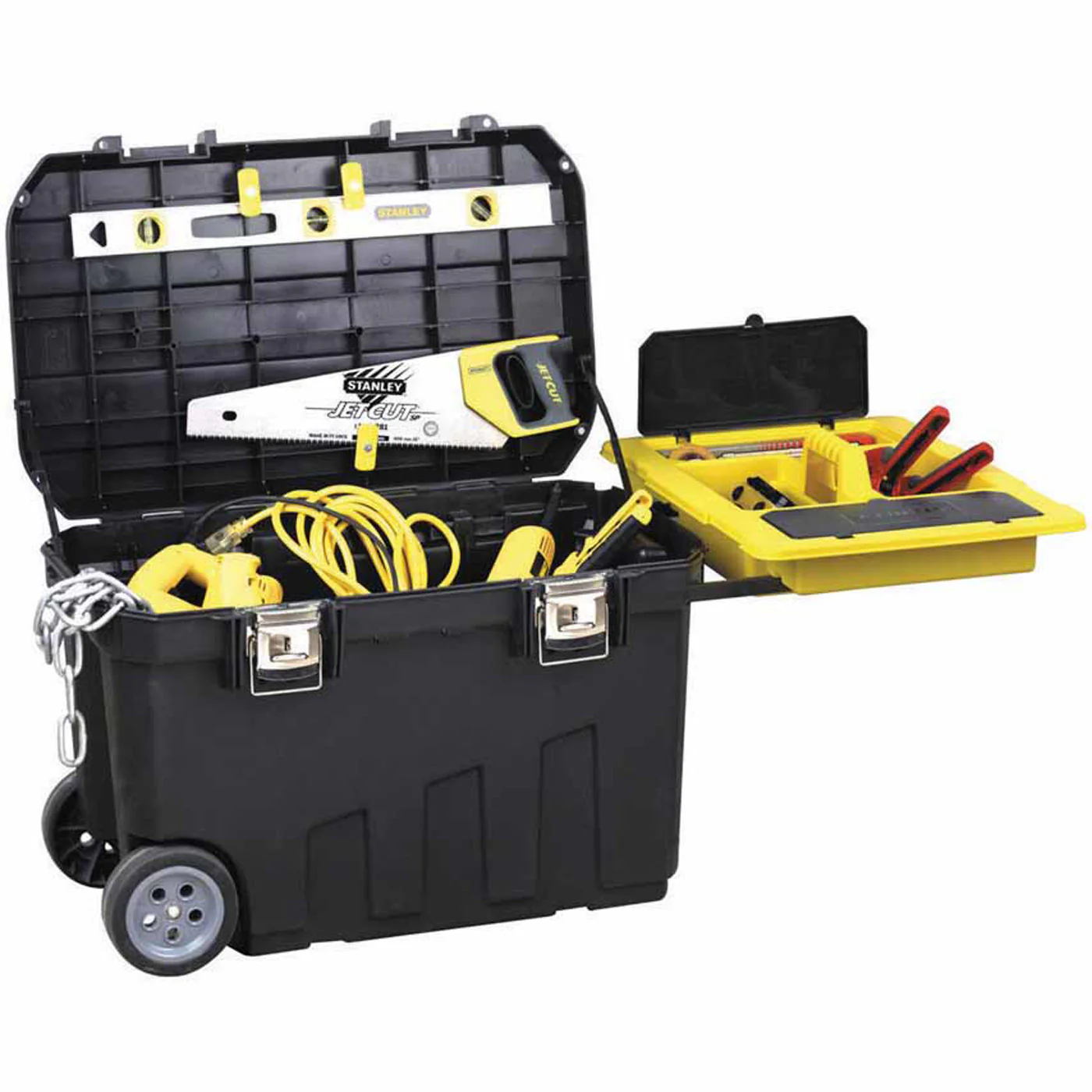Stanley 029025R 24 Gallon Mobile Job Chest - Moutools
