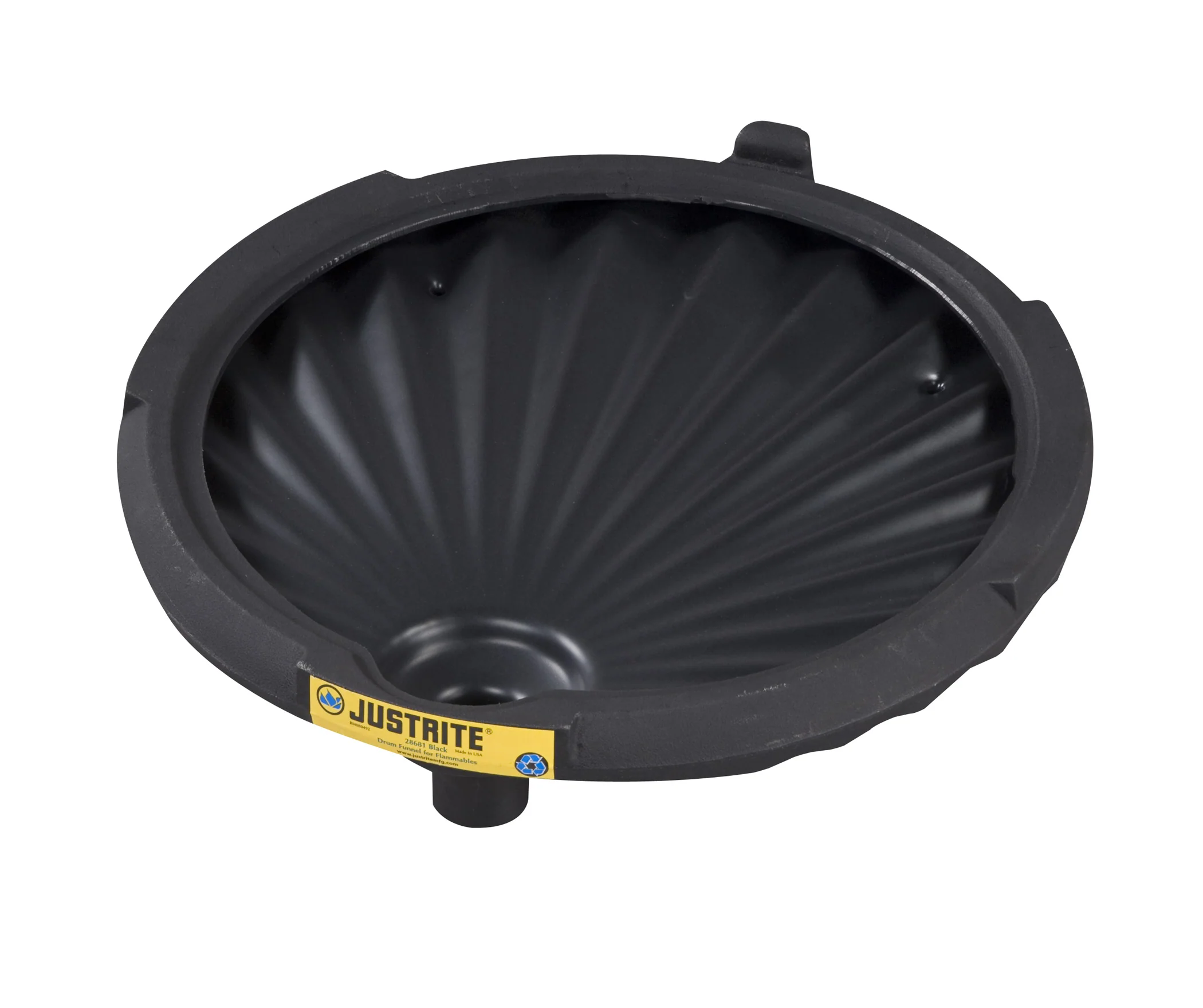 Justrite 28680 EcoPolyBlend Funnel for nonflammables - Moutools