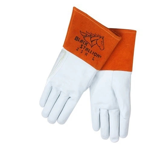 Black Stallion 25K-XXL XXL Premium TIG Welding Gloves - Moutools