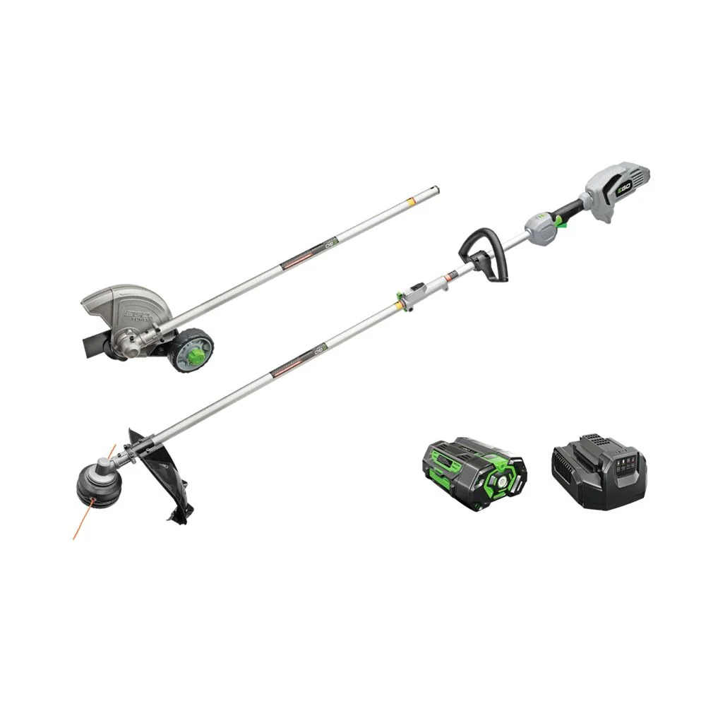EGO MHC1502 Multi Head String Trimmer & Edger Combo Kit (G3 5.0Ah Battery, 210W Charger) - Moutools