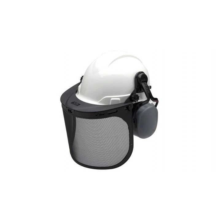 Pyramex FORKIT10 Forestry Kit - White Ridgeline Cap Style Hard Hat - Moutools