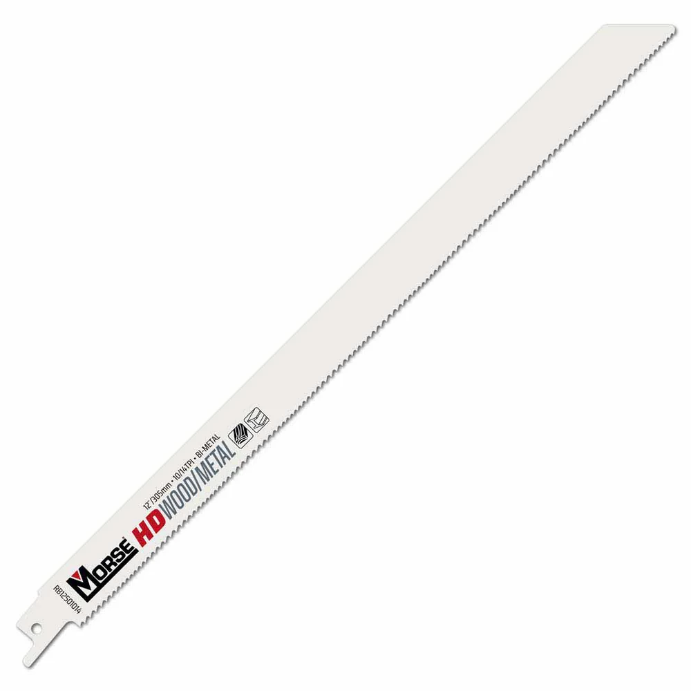 MK Morse RB12501014T50 Cobalt Bi-Metal Reciprocating Saw Blades, 12