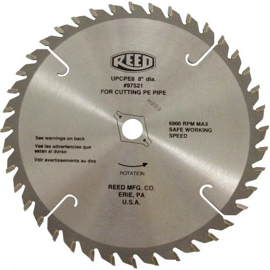 Reed 97521 UPCPE8 UPC Blade For PE Pipe, 8