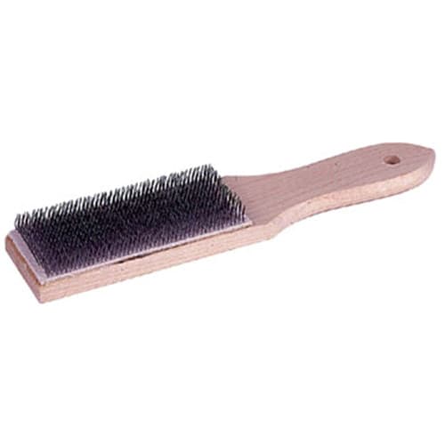 Weiler 44260 File Card Brush, .012 Steel Fill, Packs of 12 - Moutools