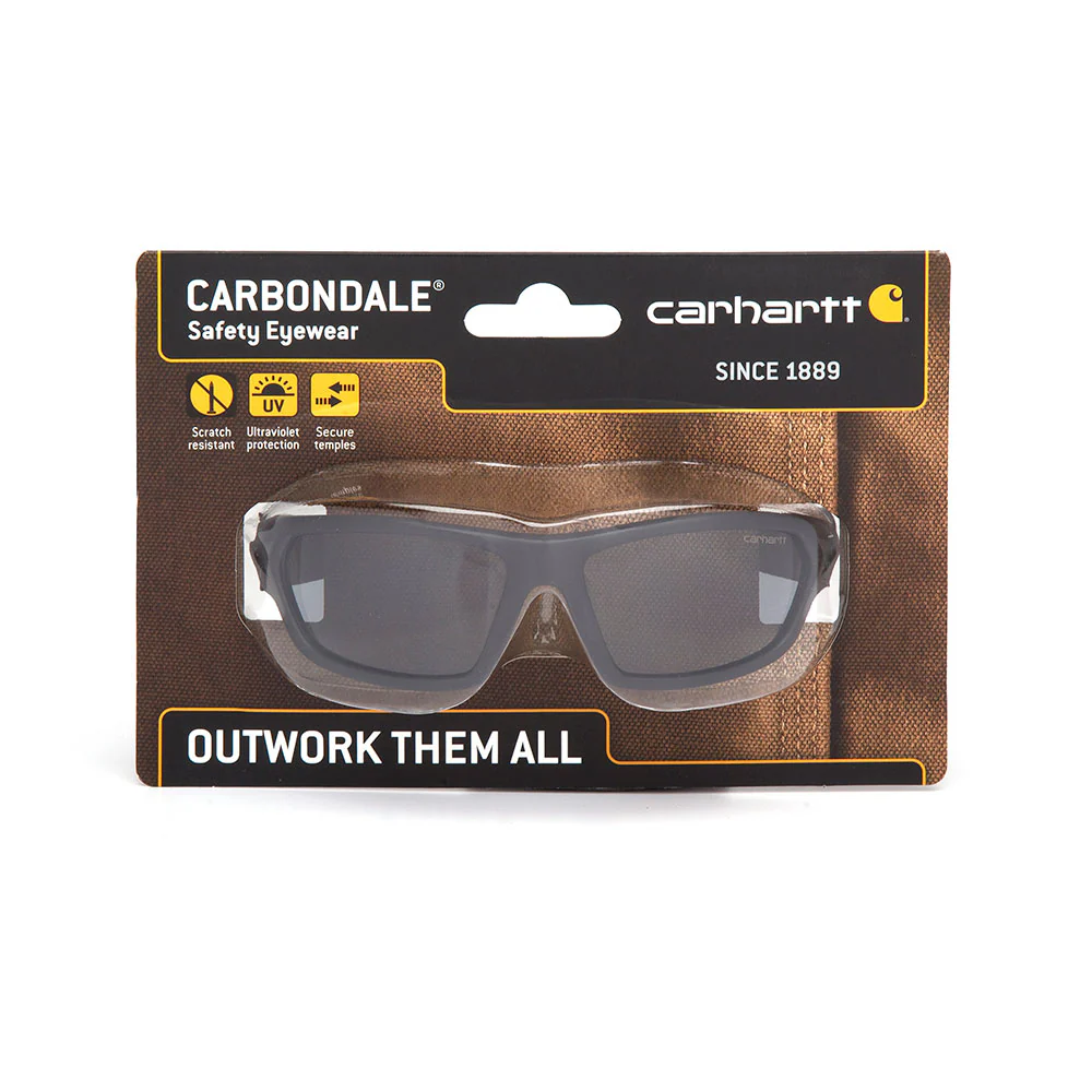 Pyramex CHB220DCC Carbondale Safety Eyewear Black and Tan Frame/Gray Lens - Moutools