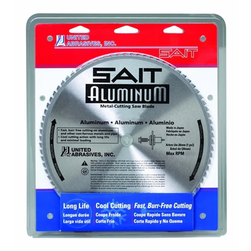 Sait 77976 80 Tooth Aluminum Metal Cutting Blade - Moutools