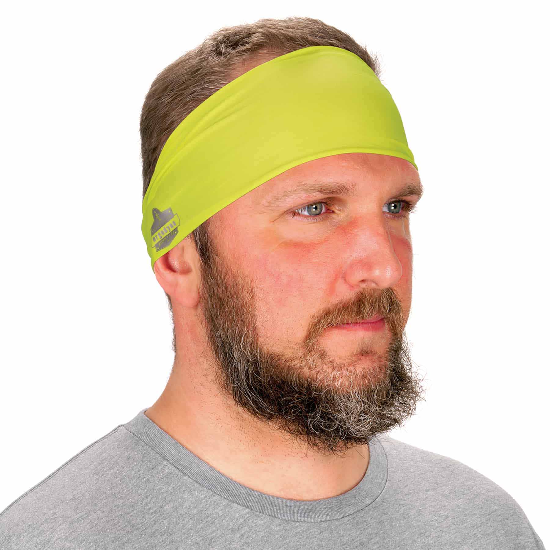 Ergodyne 12703 6634  Lime Cooling Headband - Performance Knit - Moutools