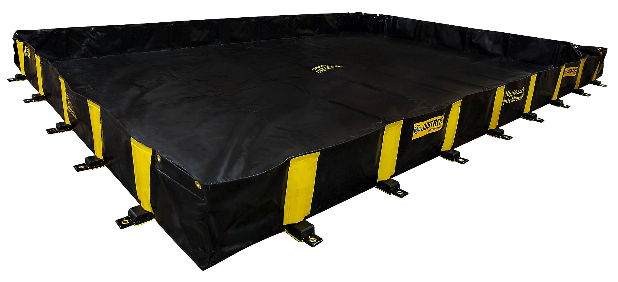 Justrite 28528 Rigid-Lock Quickberm 16' x 16', 1910 Gal. - Moutools