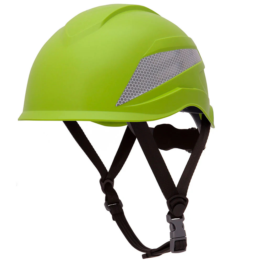 Pyramex HP76131 Ridgeline XR7 Hard Hat Helmet Hi-Vis Lime - Moutools