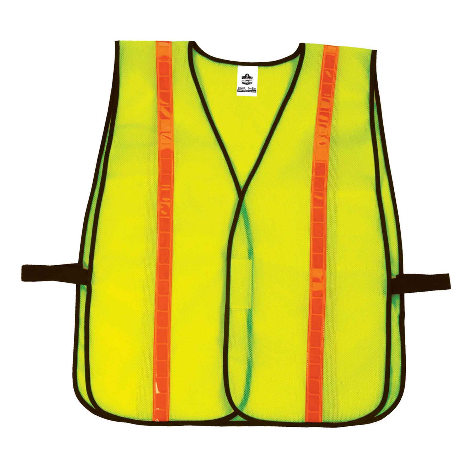 Ergodyne 20080 GloWear 8040HL Non-Certified Hi-Gloss Vest, HV Lime - Moutools