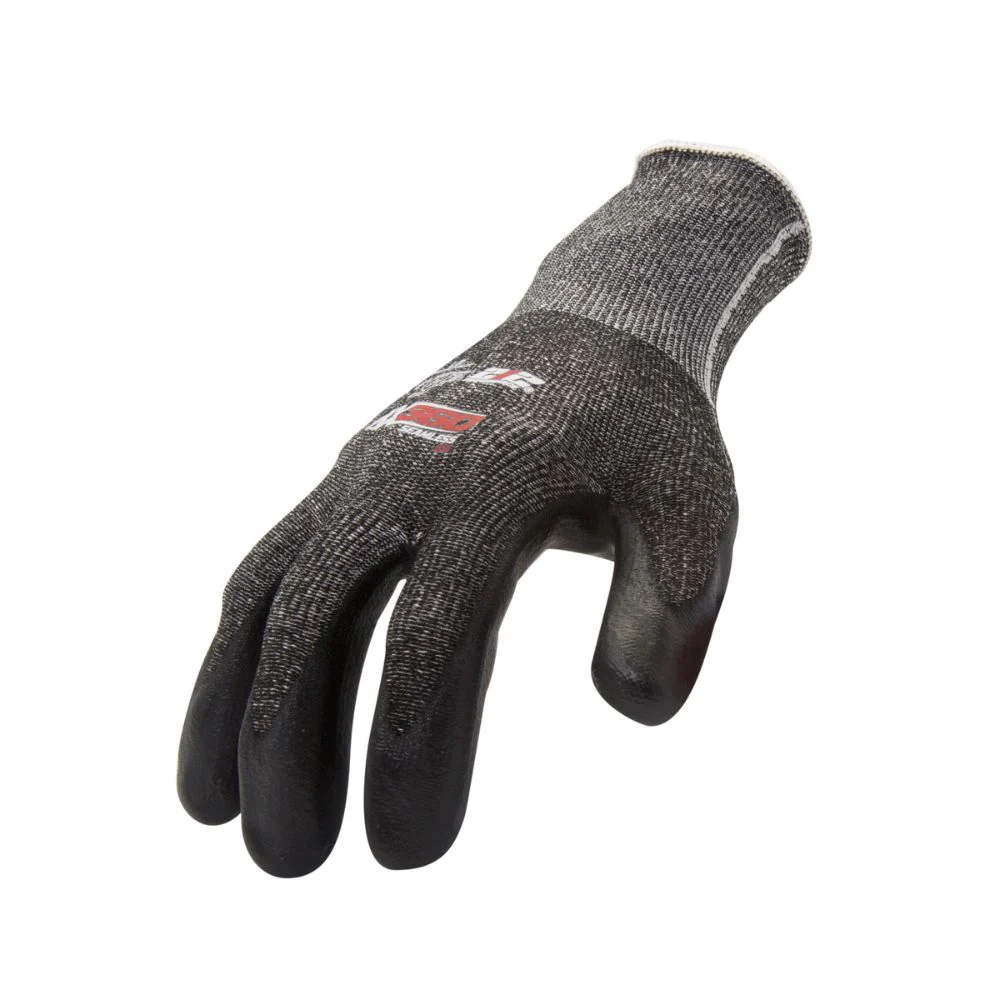 212 Performance AXC5-06-012PR AX360 Foam Nitrile-dipped Cut Resistant Gloves (EN Level 5, ANSI A3), XX-Large Black;Gray - Moutools