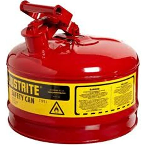 Justrite 7125100 2.5G/9.5L Red Safe Can - Moutools