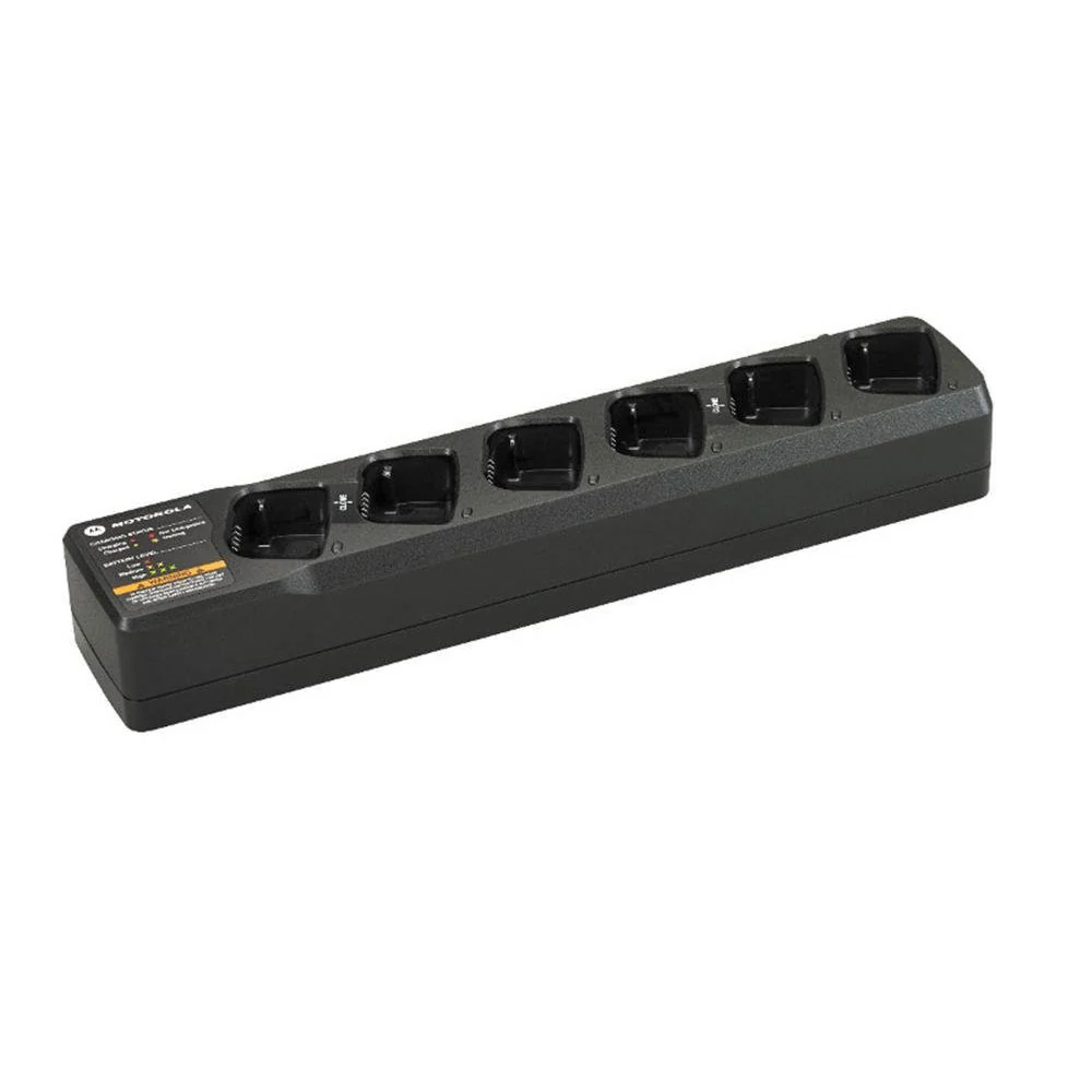 Motorola PMLN6384A 6-Pocket Multi-Unit Battery Charging Tray for RM Series Radios - Moutools